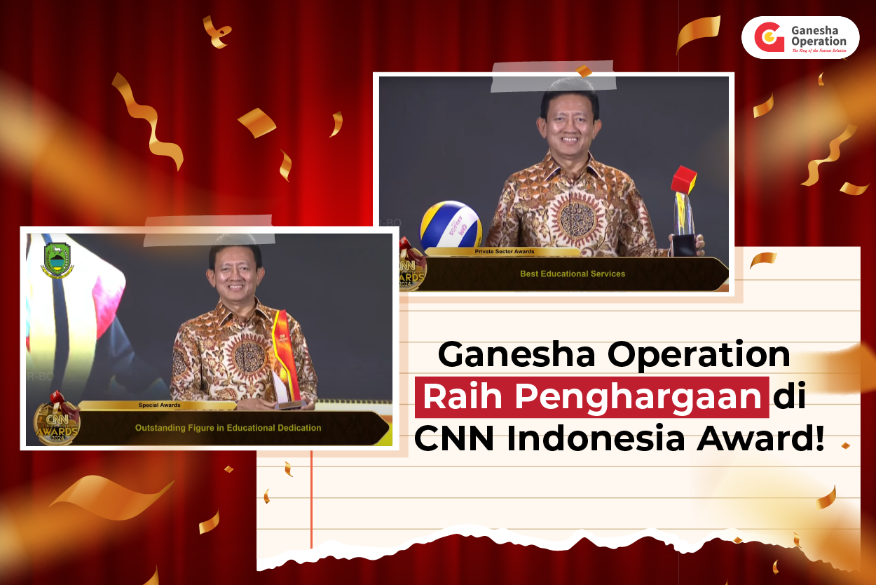 Ganesha Operation Raih Penghargaan di CNN Indonesia Award!