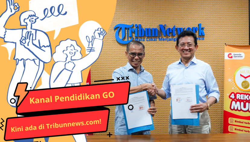 Ganesha Operation Hadir di Kanal Pendidikan Tribunnews: Menyongsong Indonesia Emas Lewat Edukasi