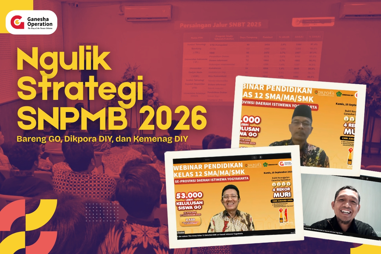 Ngulik Strategi SNPMB 2026 Bareng GO, Dikpora, dan Kemenag DIY